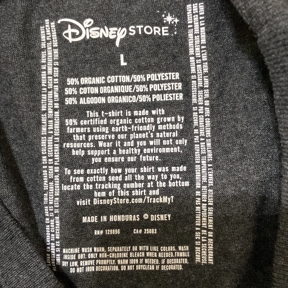 Disney Store I Love  Mickey Mouse Graphic T size Large - Picture 5 of 5
